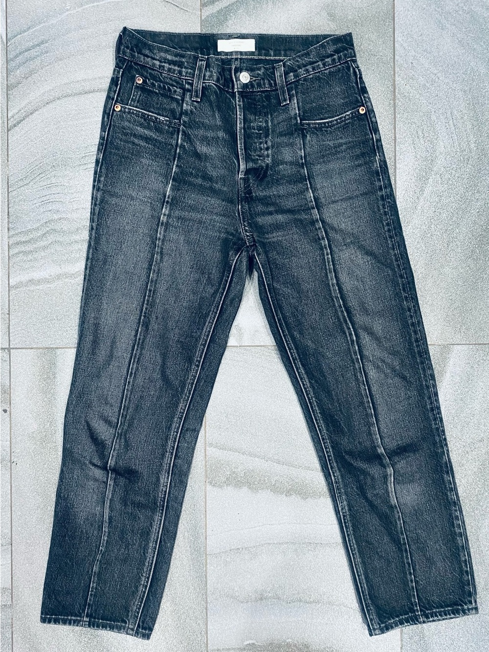 Levi's Relaxed Jeans in Dark Blue Black Wash